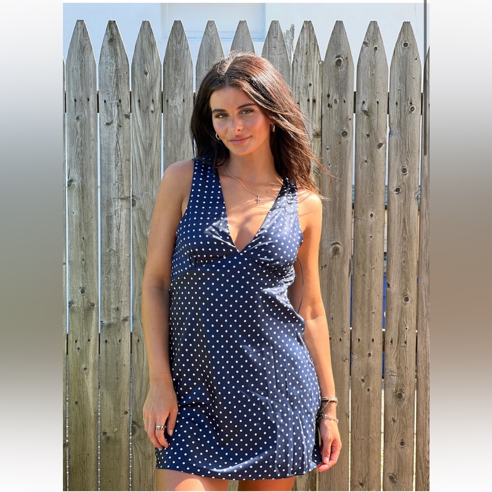 Cotton Candy LA Polka Dot Mini Dress